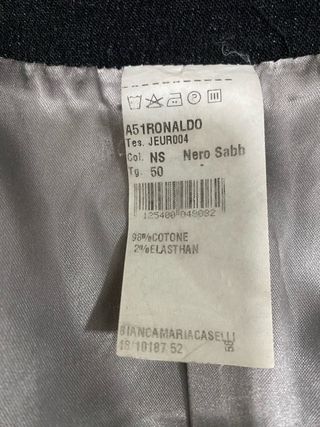 Giacca blazer effetto jeans donna taglia 50