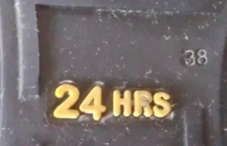 Mocasin Piel 24 HRS Negro