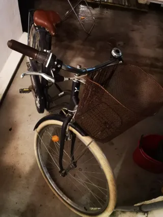 Bicicleta de paseo con cesta