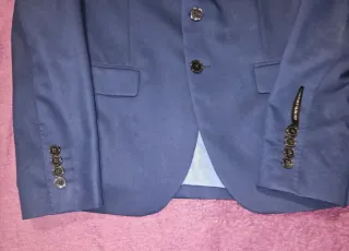 Americana Zara Azul Hombre