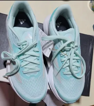 Adidas Decimas Talla 38 Plata/Turquesa