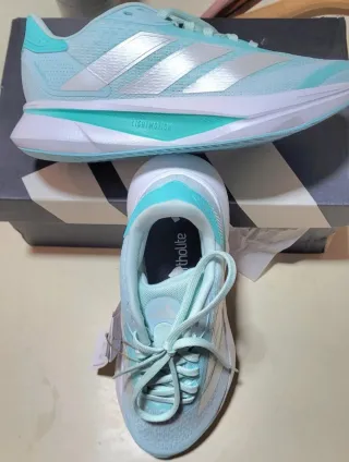 Adidas Decimas Talla 38 Plata/Turquesa