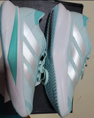 Adidas Decimas Talla 38 Plata/Turquesa