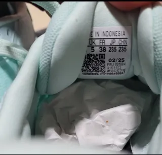 Adidas Decimas Talla 38 Plata/Turquesa