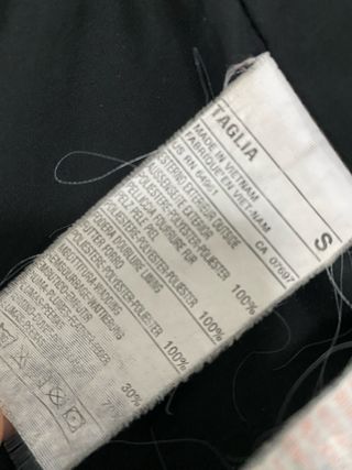 Giubbino Sisley nero donna taglia S