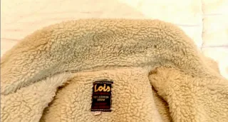 Vigo Cazadora vaquera Lois sherpa trucker azul