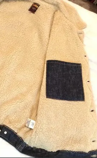 Vigo Cazadora vaquera Lois sherpa trucker azul