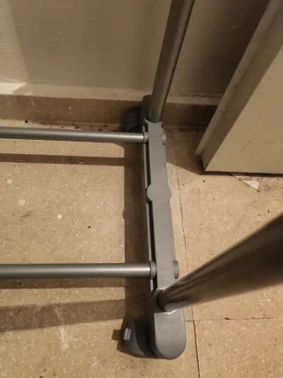 Burro perchero doble metal con ruedas