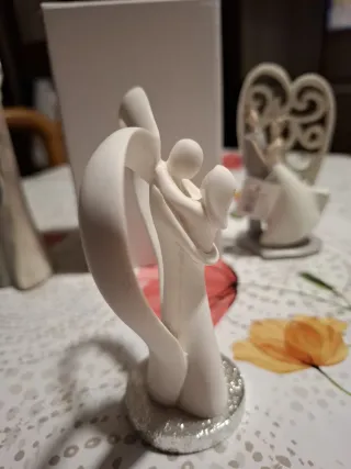 Statuetta sposi cuore