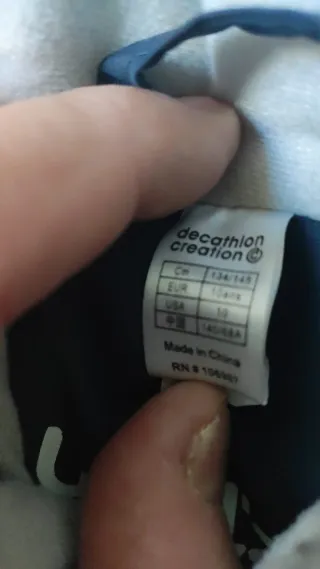 Mono de nieve infantil Talla 10