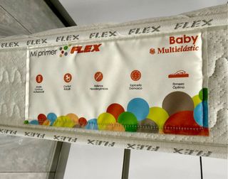 Colchón Cuna Flex Baby Multielástic 120 x 60