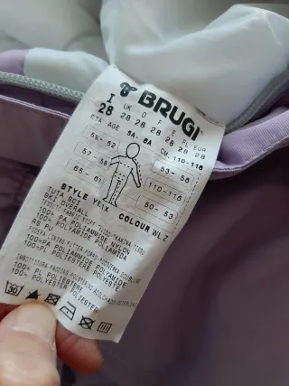 Tuta da neve Brugi 5/6 anni