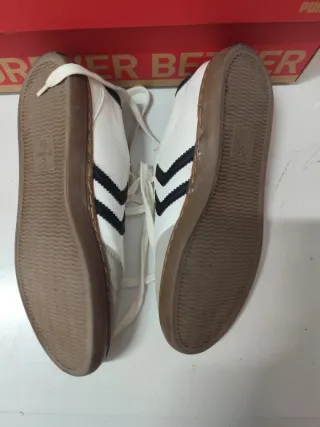 Zapatillas Hummel Blancas y Grises