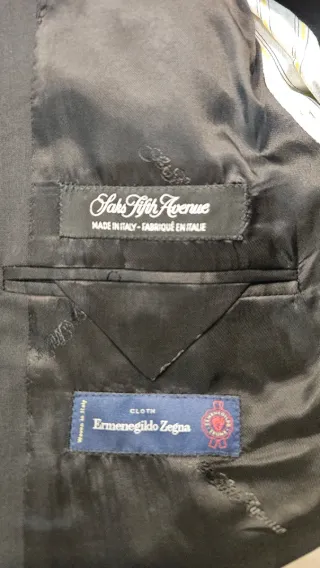 Traje Negro Hombre Ermenegildo Zegna