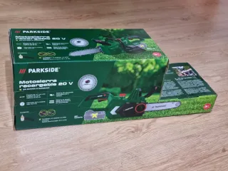 Motosierra Parkside 20V Batería y cargador