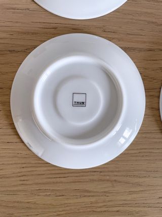 Set 4 piattini Thun decorazioni fiori