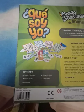 Juego de mesa ¿Qué soy yo? Falomir