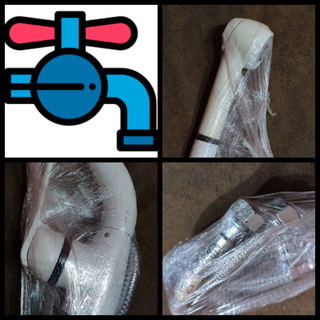 Grifo Monomando Blanco Extensible Nuevo