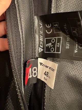 Mono Dainese 1 pieza Negro/Rojo/Blanco