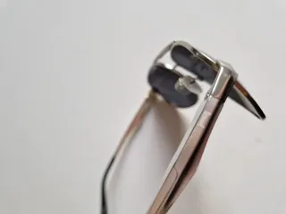 Gafas de sol aviador plateadas y negras