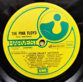 LP 1979 🇪🇸 PINK FLOYD - ATOM HEART MOTHER