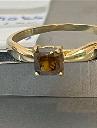 Anillo Oro 18k Diamante Natural 1.00 CT VS2