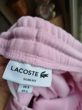 Pantalón chándal Lacoste hombre rosa