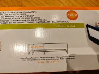 Barrera Cama Extensible Jané 90-130 cm