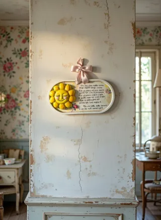 Targa decorativa sole 18 cm