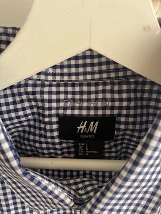 Camicia quadri H&M Uomo L