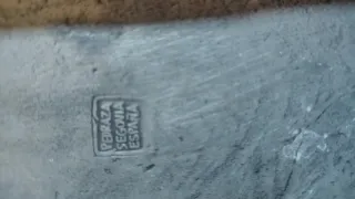 Sopera antigua de estaño