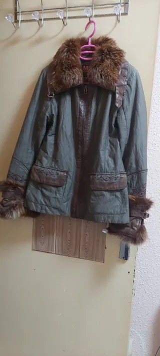 Chaqueta de mujer con pelo