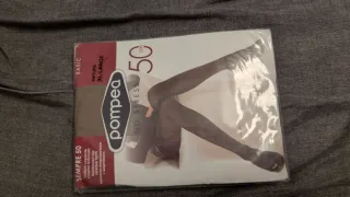 4 paia di Collant Pompea Basic XL naturale