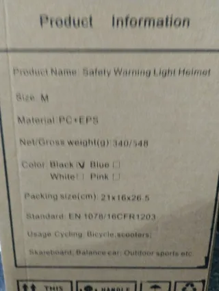 Casco Patinete Eléctrico. NUEVO A ESTRENAR