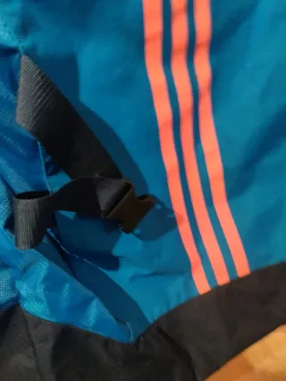 Mochila Adidas Gigante Azul Naranja