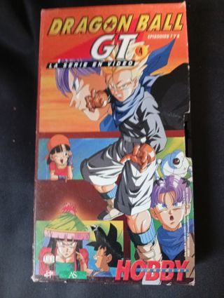 2 VHS Dragon Ball GT Serie Anime Español