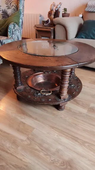 Mesa brasero antiguo muy bonito