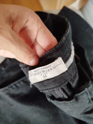 Pantalón hombre negro