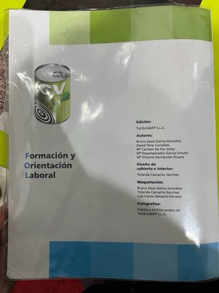 Libro Formación y Orientación Laboral