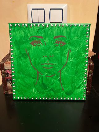 Lienzo pintado a mano