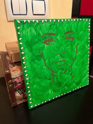 Lienzo pintado a mano