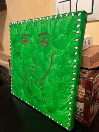 Lienzo pintado a mano