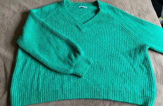 Jersey Easy Wear verde lana talla XL