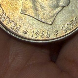 Moneda 100 Pesetas 1966 Francisco Franco