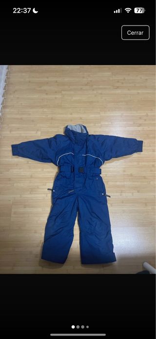 Mono de esquí azul para niño talla 4 años