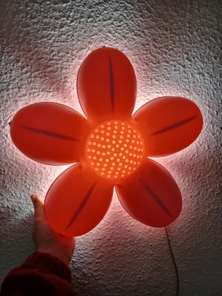 Lámpara Flor Rosa Ikea