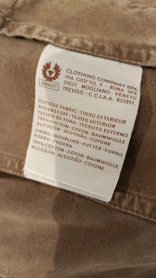 Cazadora Belstaff Gold Mujer Talla