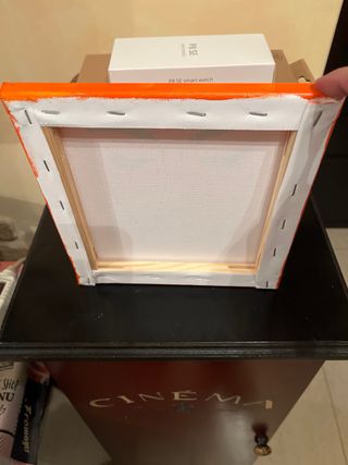 Lienzo pintado a mano