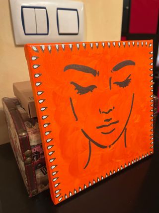 Lienzo pintado a mano