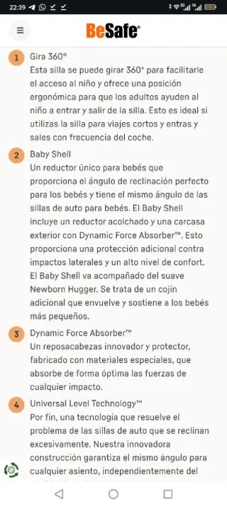 Silla coche BeSafe iZi Turn B i-Size